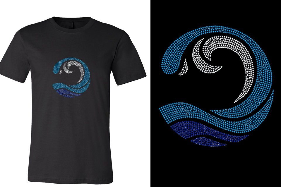 Rhinestones Myrtle Beach Allstars Wave Unisex t-shirt