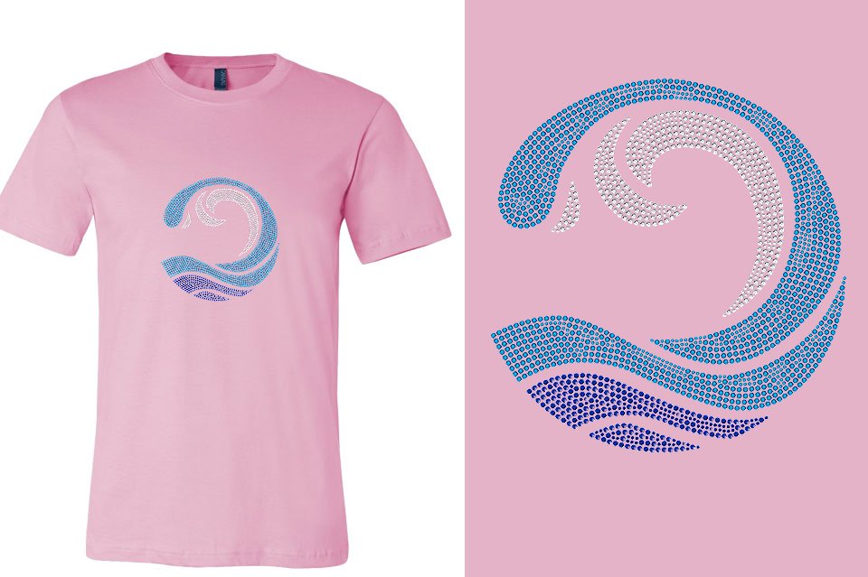 Rhinestones Myrtle Beach Allstars Wave Unisex t-shirt