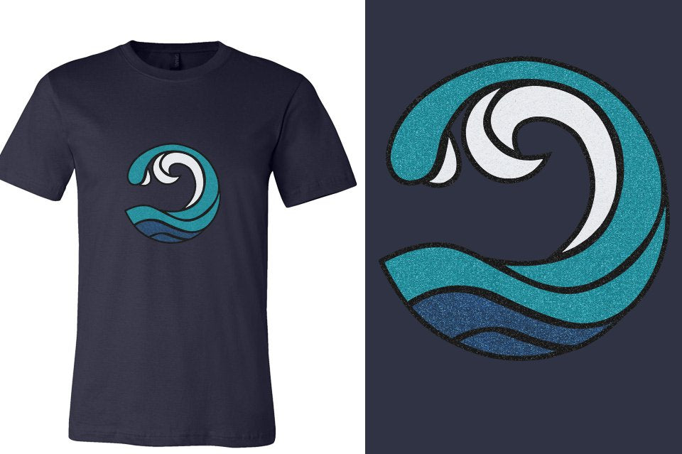 Myrtle Beach Allstars Wave - All Glitter Unisex t-shirt