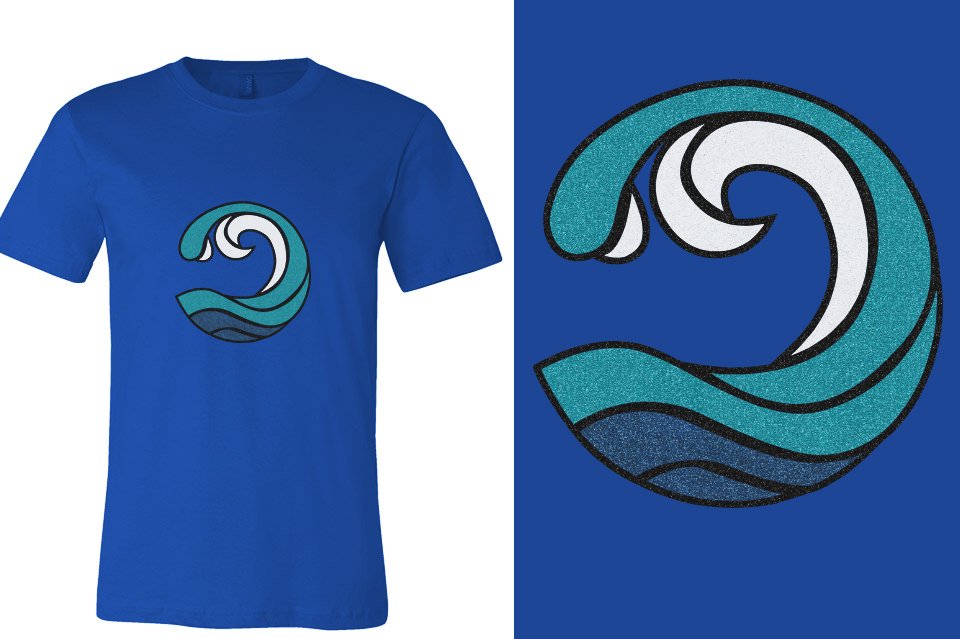 Myrtle Beach Allstars Wave - All Glitter Unisex t-shirt