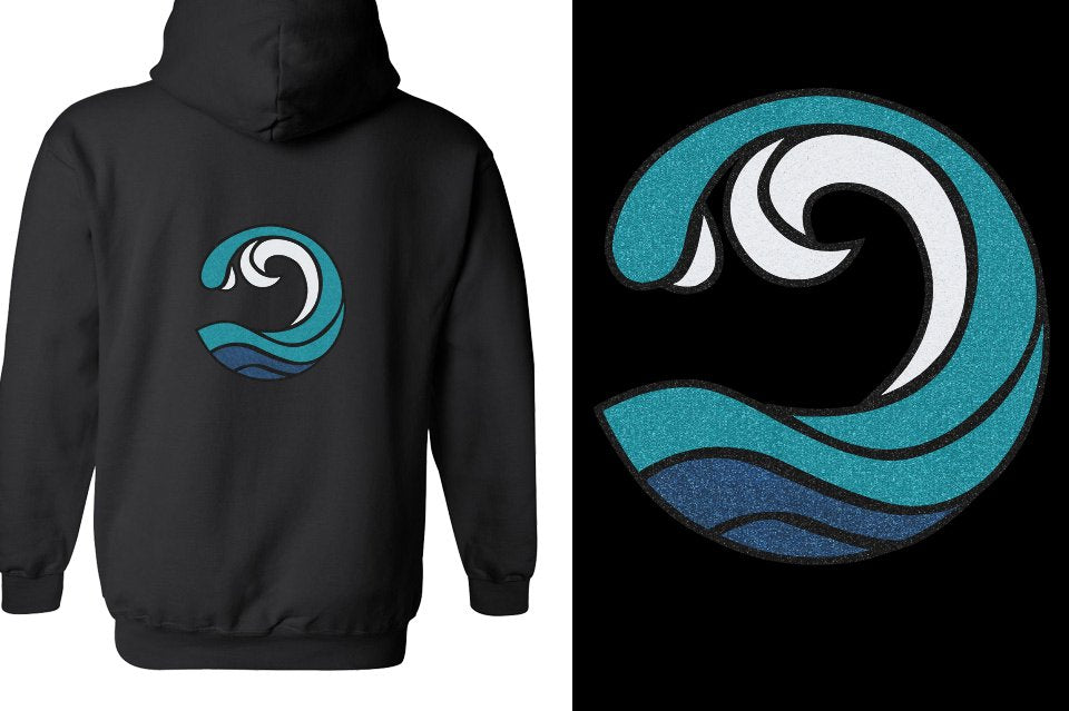 Myrtle Beach Allstars Wave - All Glitter Unisex Zip Hoodie