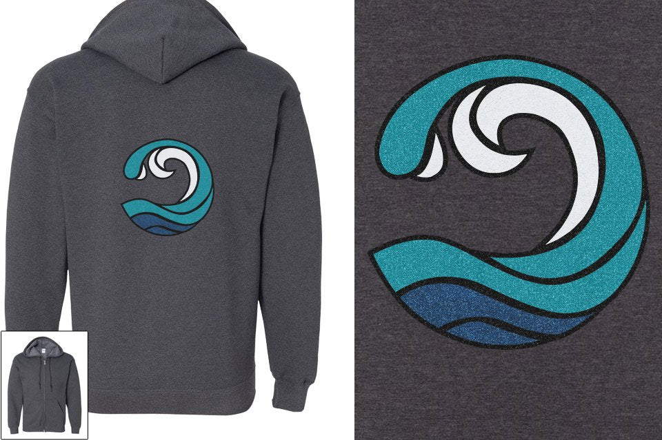 Myrtle Beach Allstars Wave - All Glitter Unisex Zip Hoodie